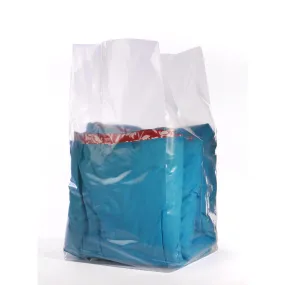 42" x 32" x 72" x 2 mil Clear Eco-Manufactured Plastic Side-Gusseted Bags (Roll of 80)