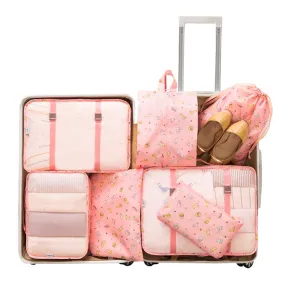 7PCS/Set Luggage Packing Travel Organizer Clothes Storage Waterproof Bags Mesh Bag In Pouch Packing CubeTravel Accessories