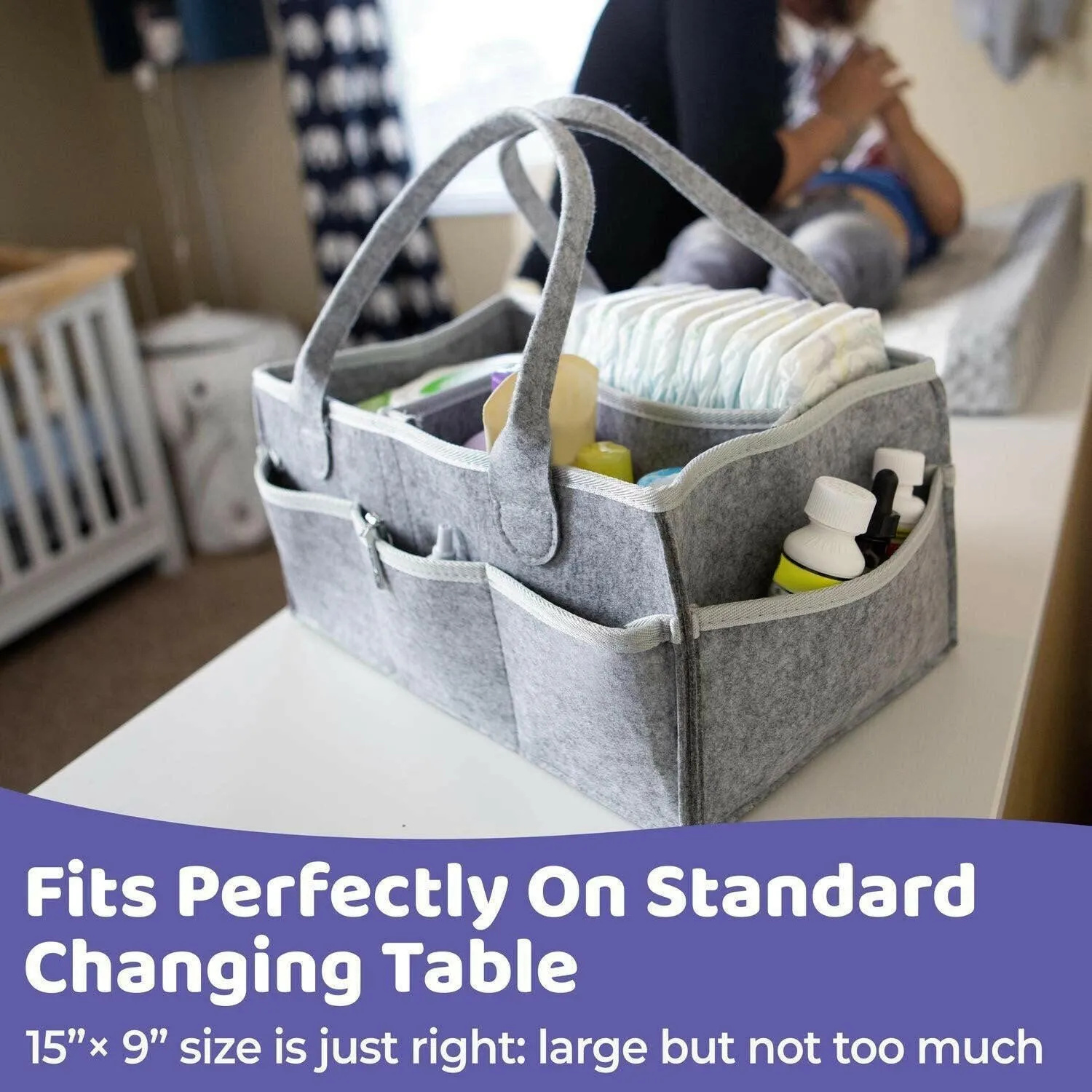 Baby Diaper Caddy Organizer By VidaMom