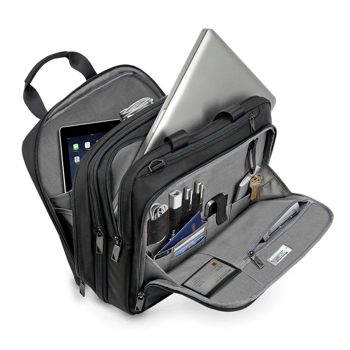 Briggs & Riley Black Verb Adapt Expandable Brief