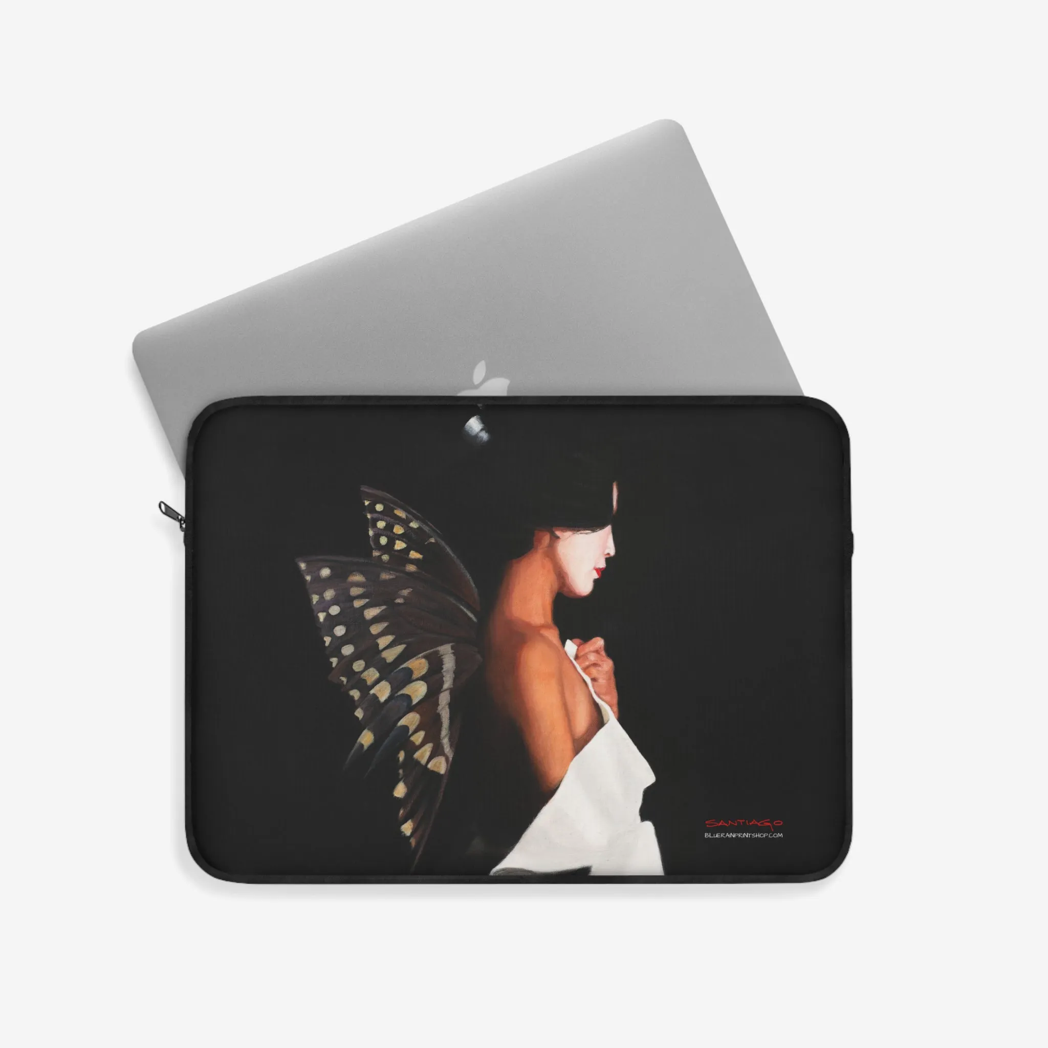 Butterfly Woman Laptop Sleeve