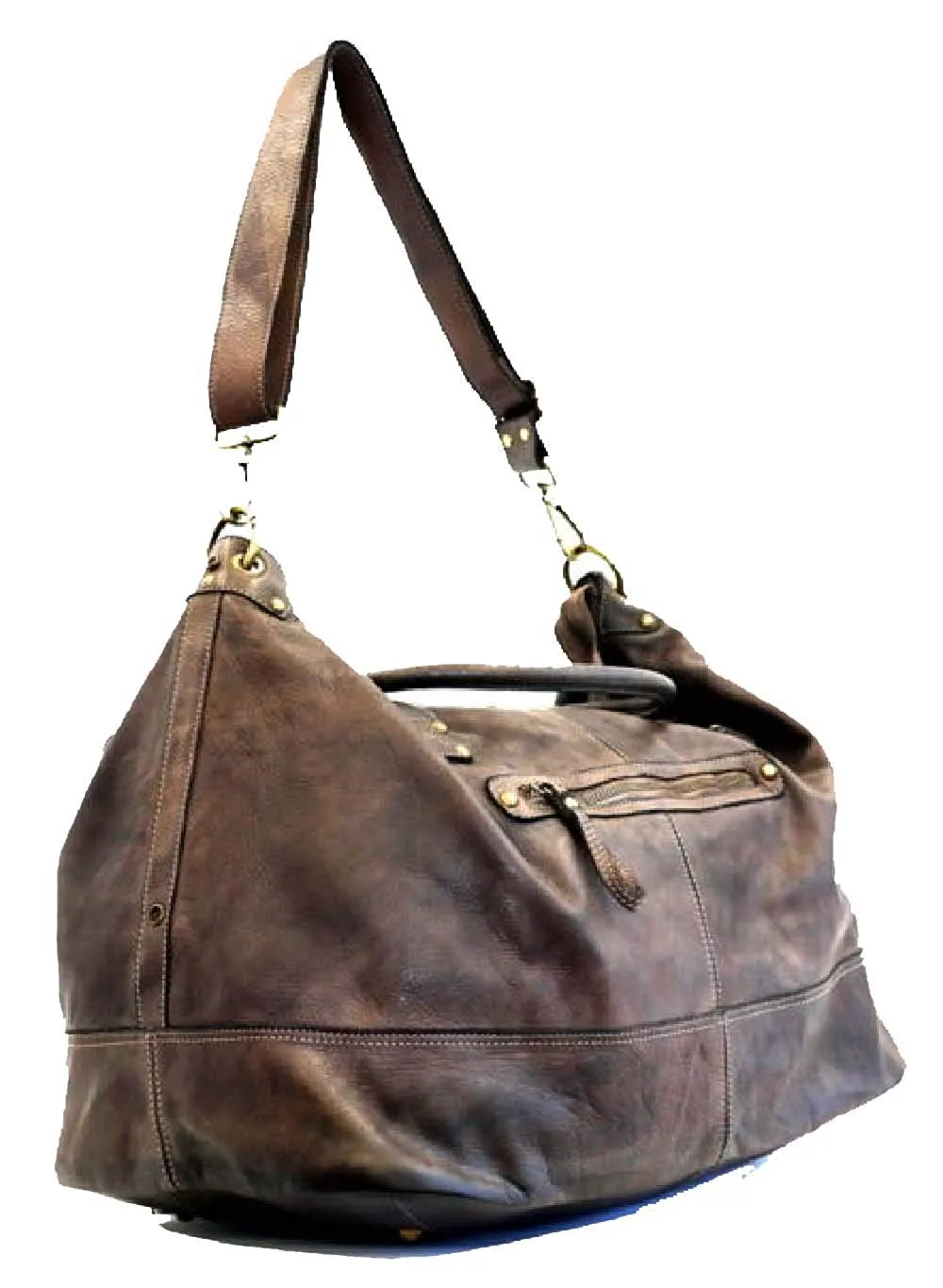 BZNA Bag Joe gelb Italy Designer Weekender Damen Reise Tasche Handtasche Schultertasche Leder Shopper Neu