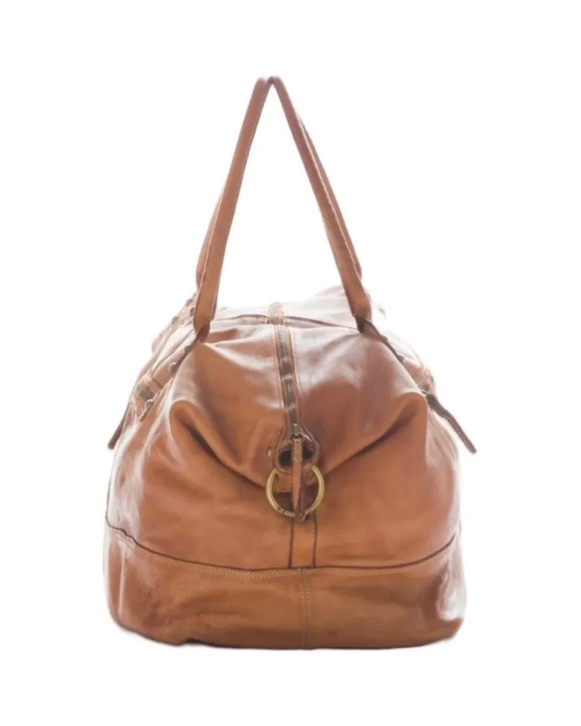 BZNA Bag Joe gelb Italy Designer Weekender Damen Reise Tasche Handtasche Schultertasche Leder Shopper Neu