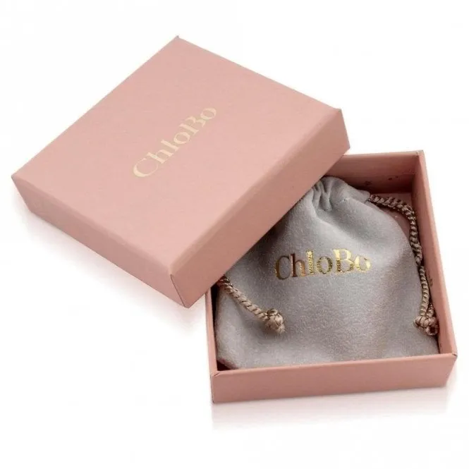 CHLOBO Sparkle Silver Interlocking Star Bead Bracelet