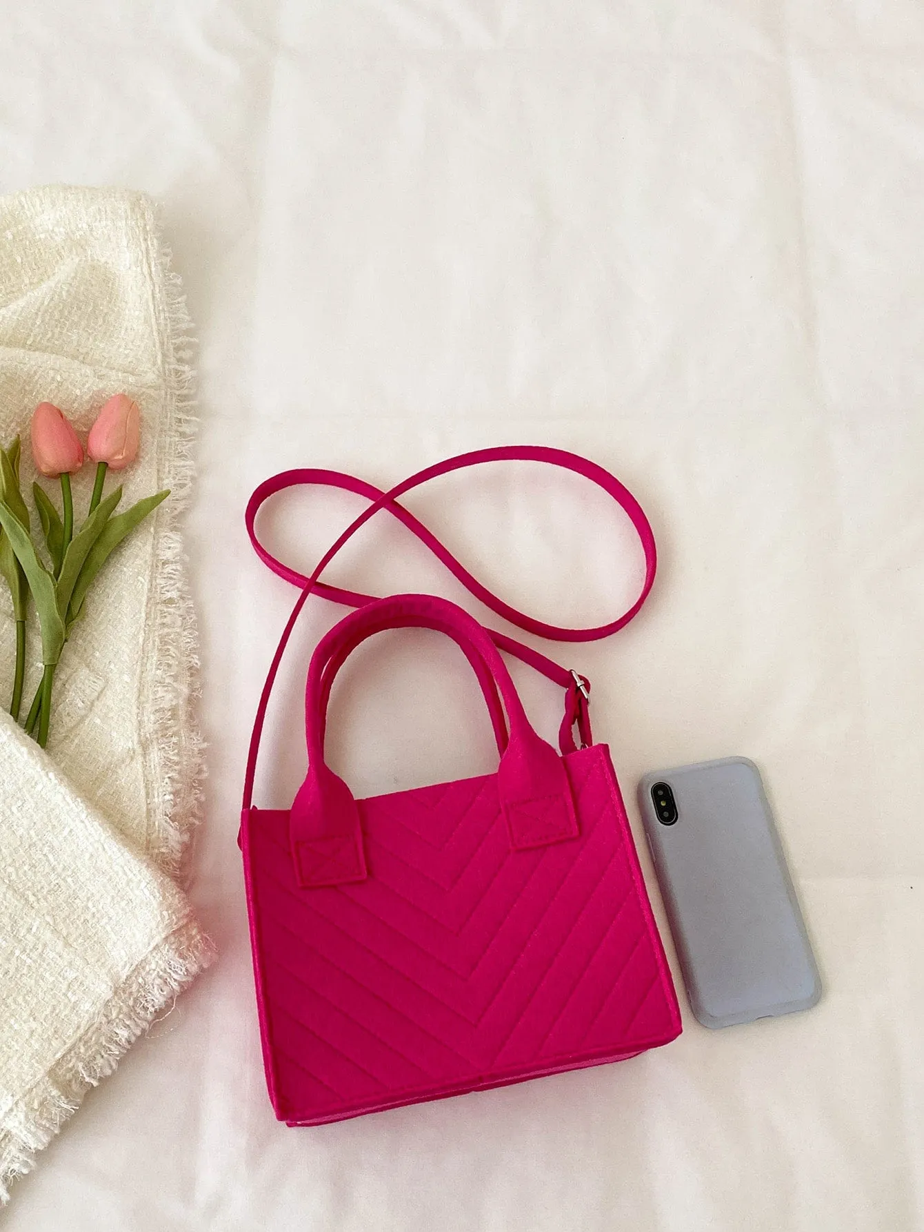 Double Handle Square Bag MINI BAG