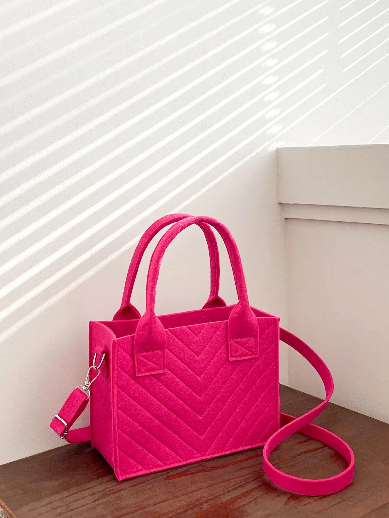 Double Handle Square Bag MINI BAG