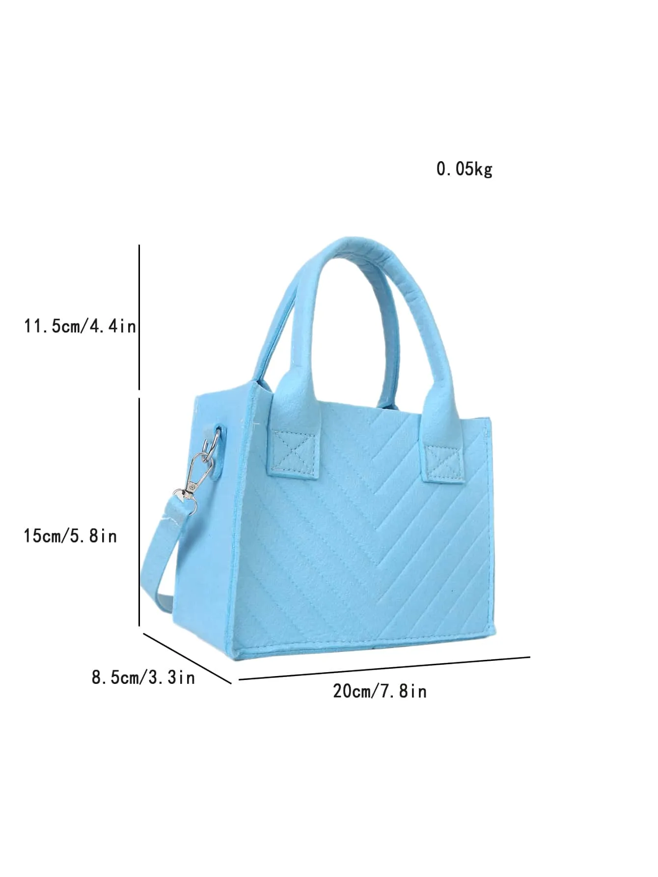 Double Handle Square Bag MINI BAG