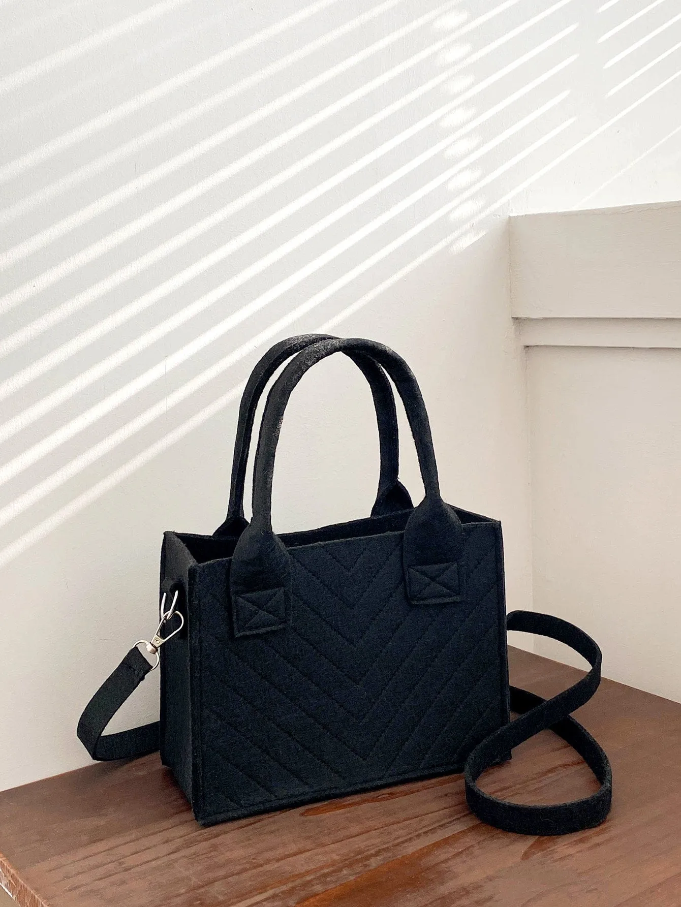 Double Handle Square Bag MINI BAG