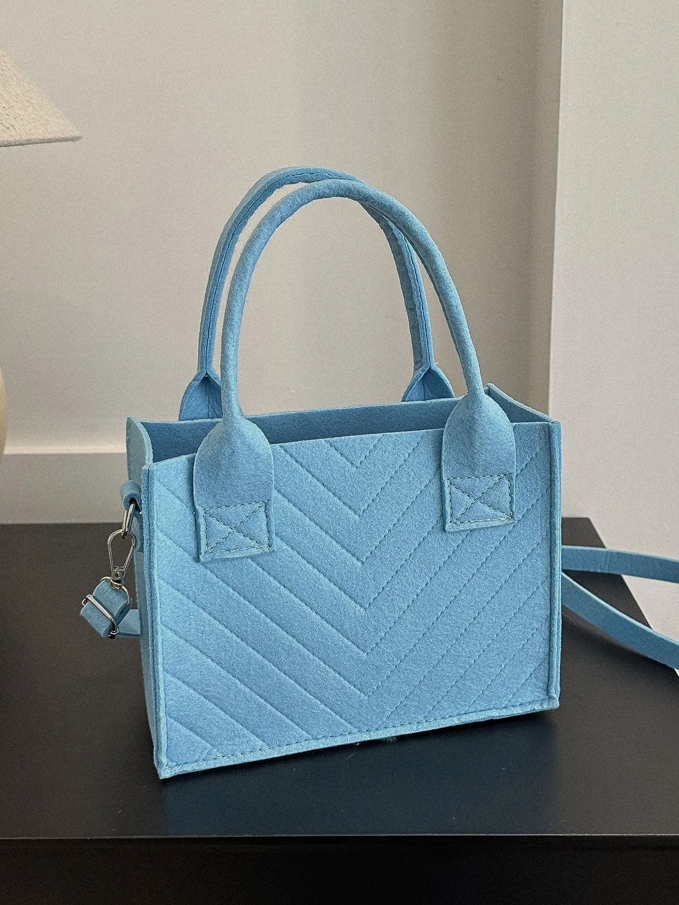 Double Handle Square Bag MINI BAG