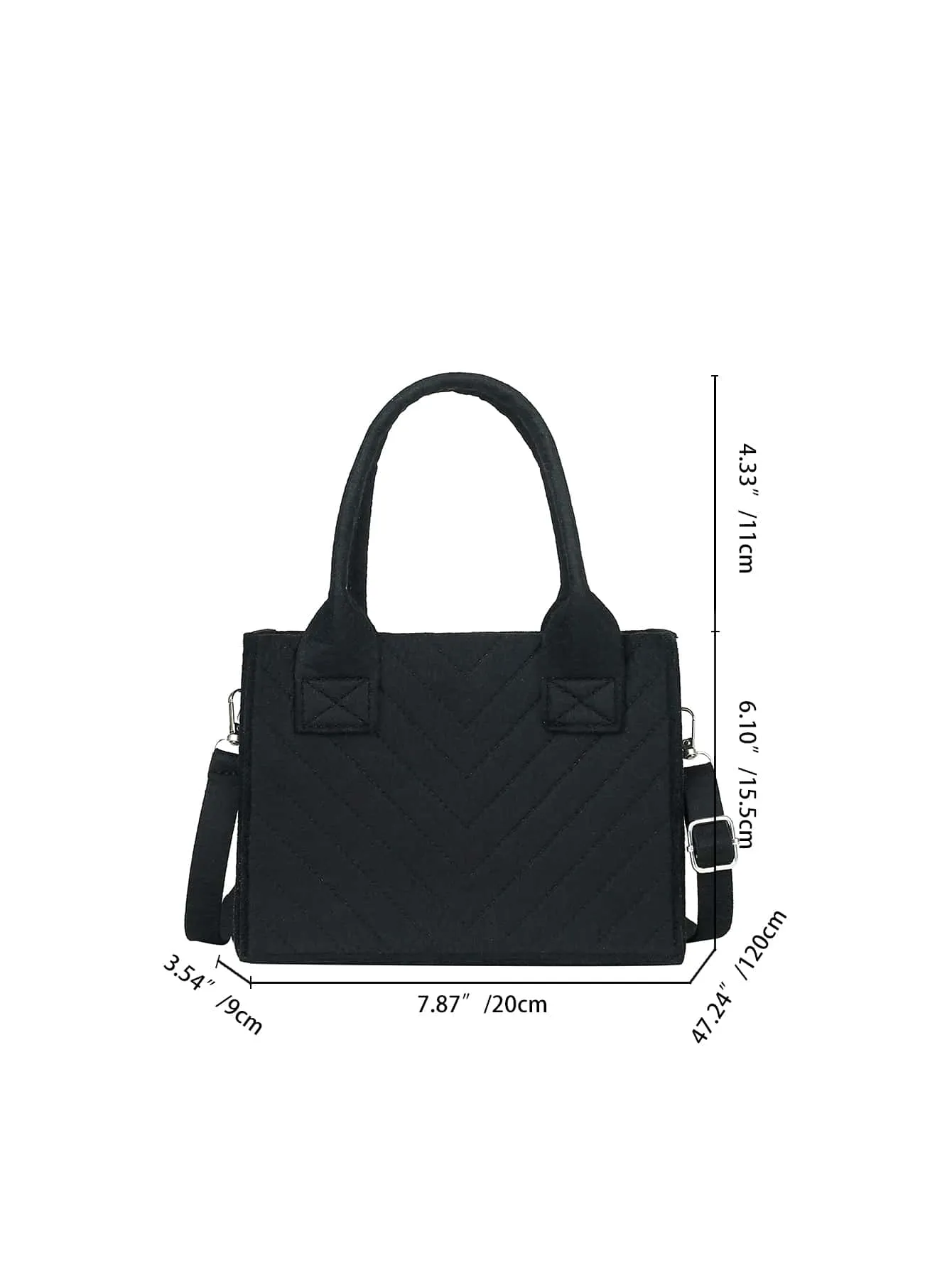 Double Handle Square Bag MINI BAG