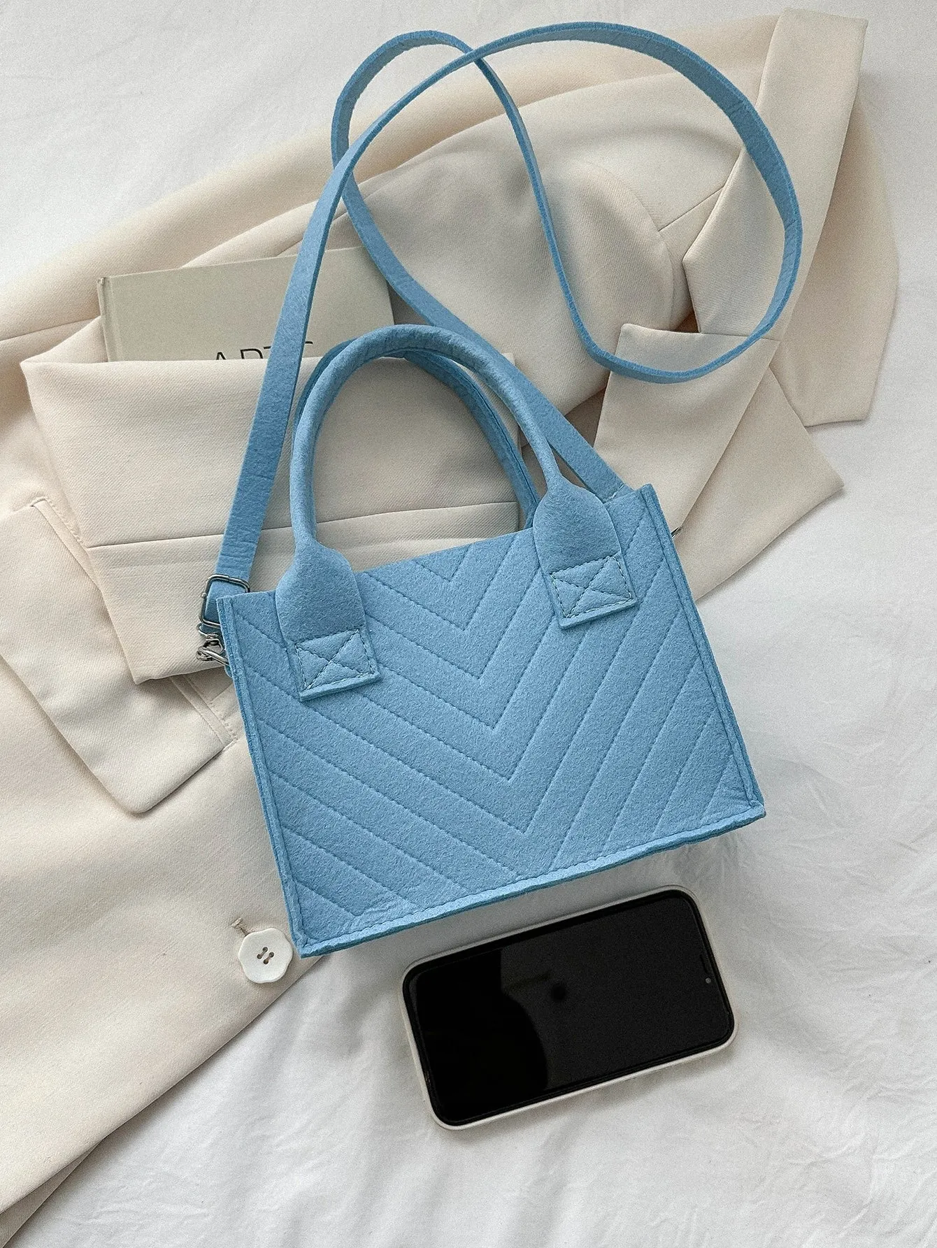 Double Handle Square Bag MINI BAG
