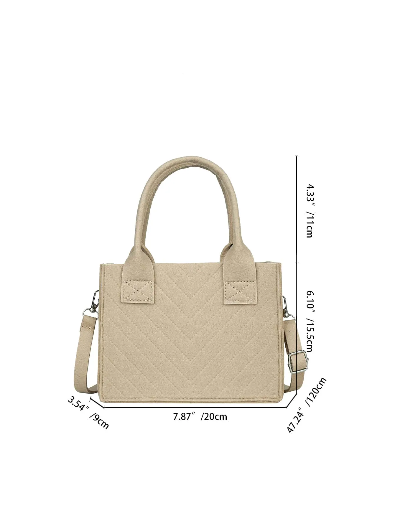 Double Handle Square Bag MINI BAG
