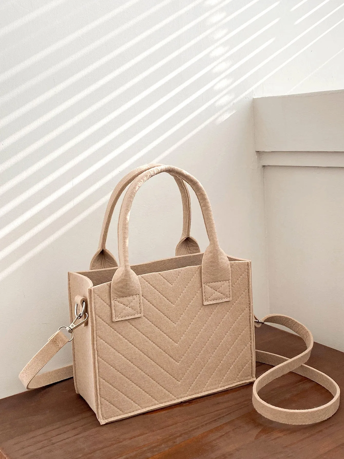 Double Handle Square Bag MINI BAG