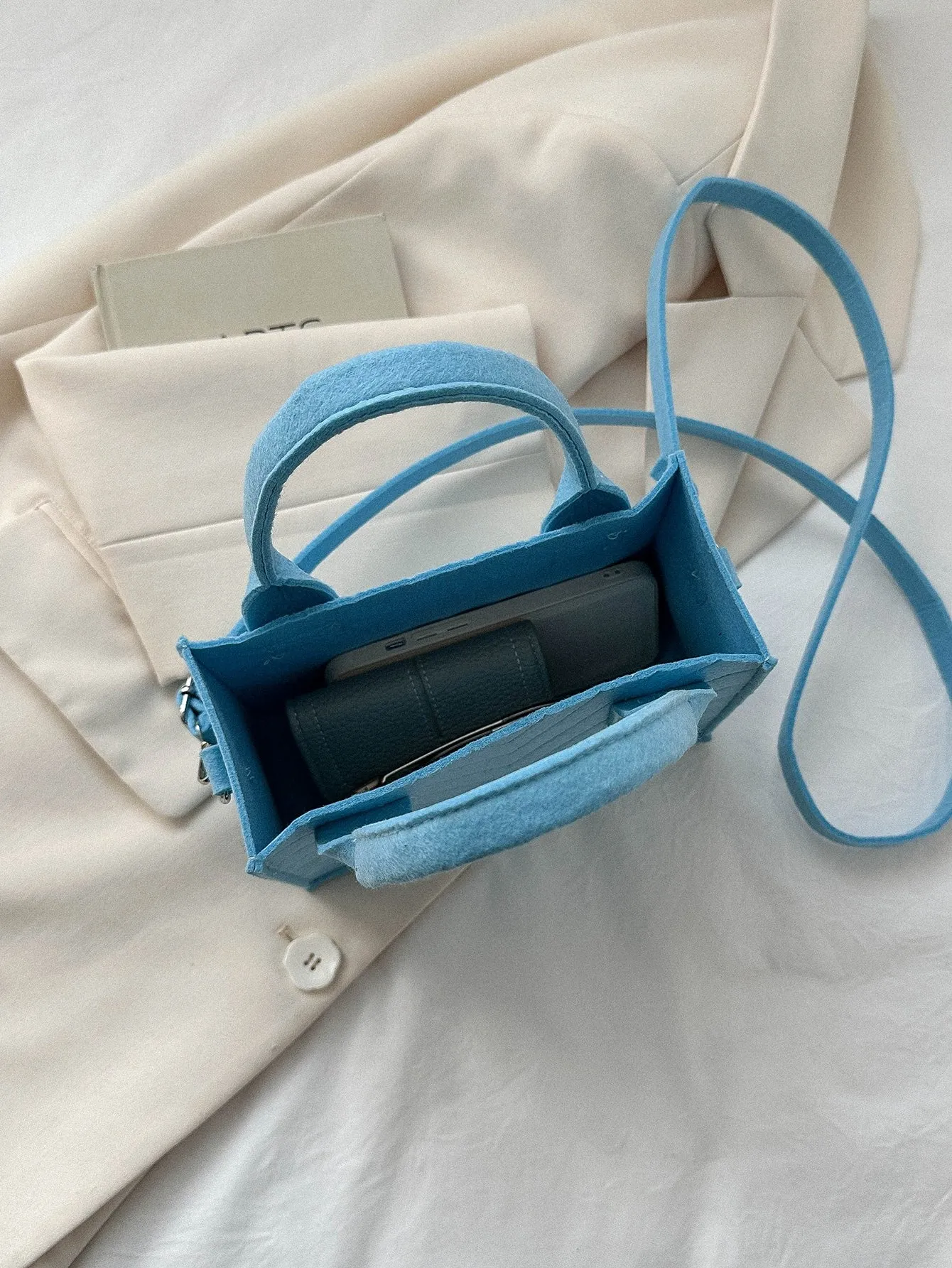 Double Handle Square Bag MINI BAG