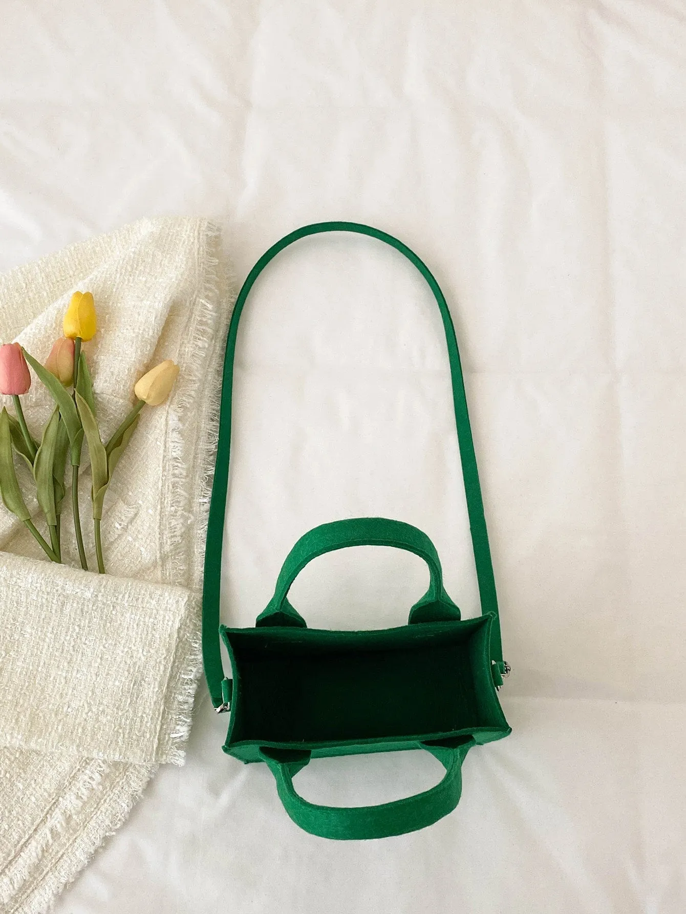 Double Handle Square Bag MINI BAG