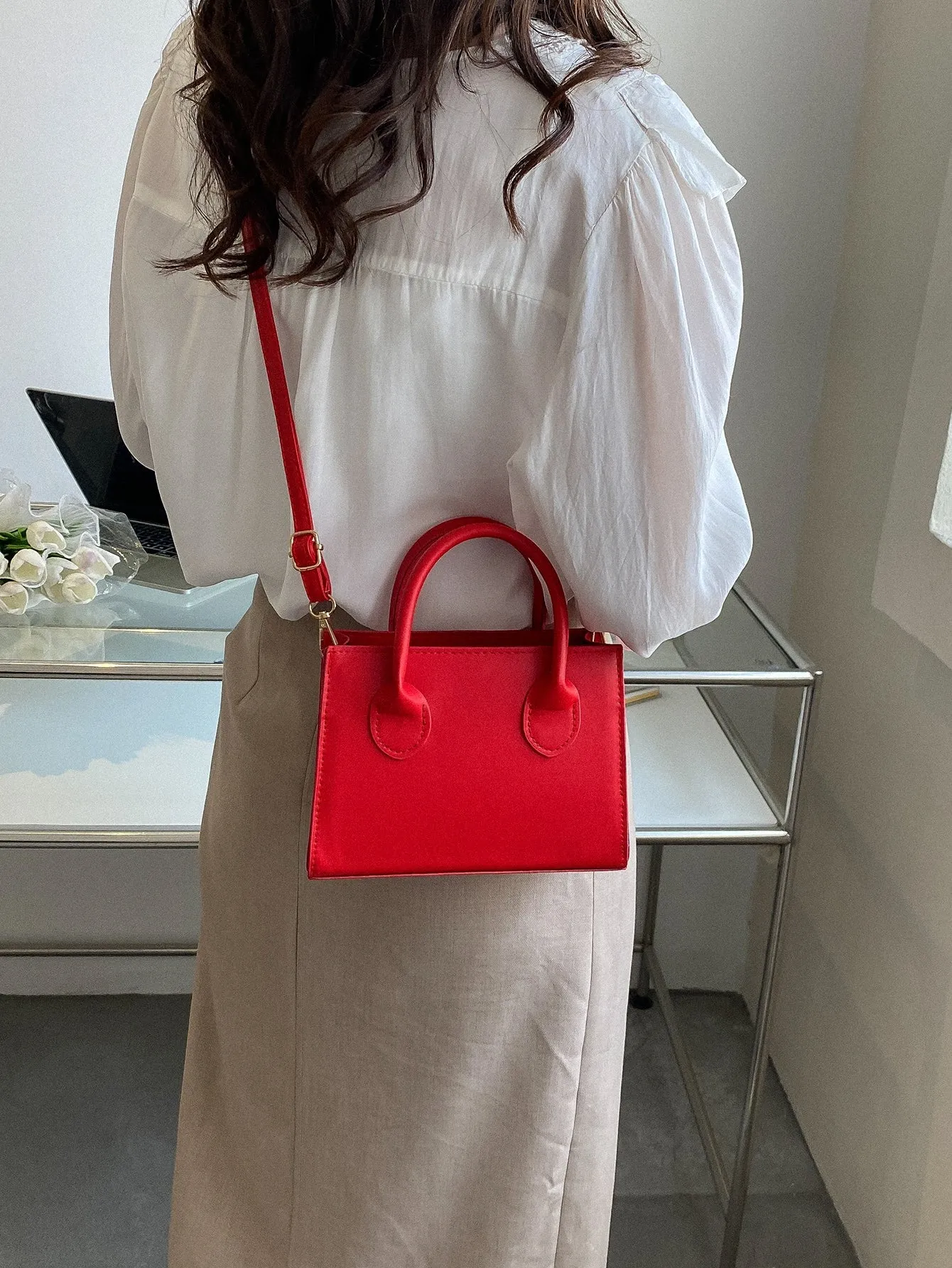Double Handle Square  CLASSY Bag