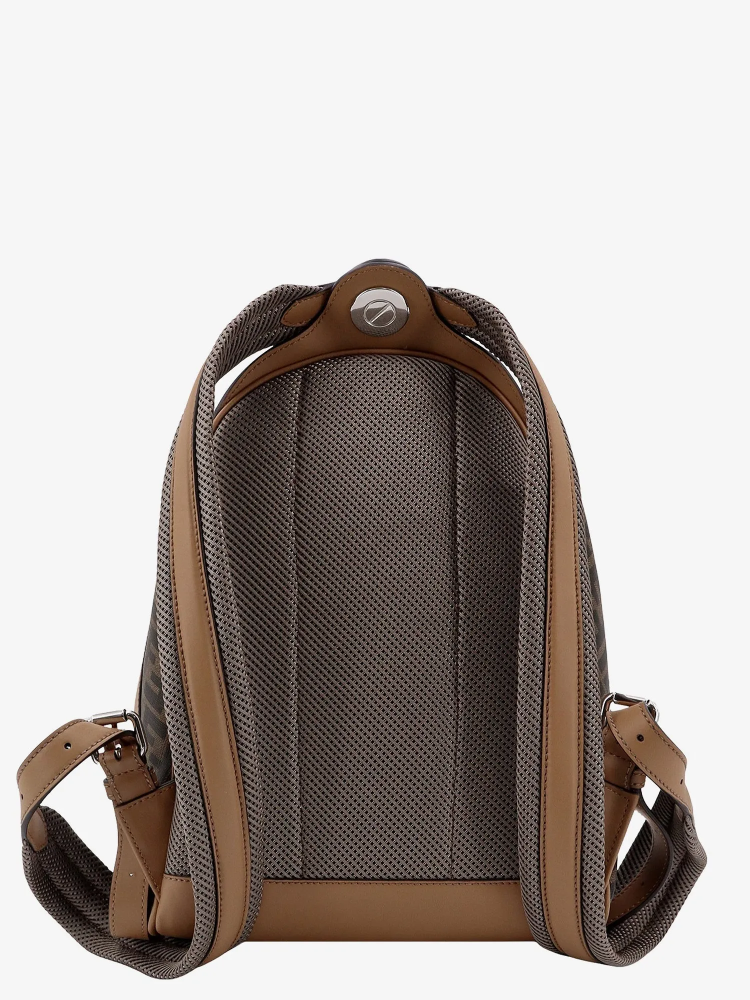 Fendi Men Fendi Brown Backpacks
