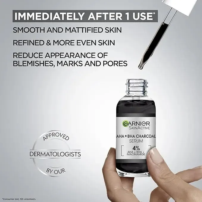 Garnier Pure Active Aha Bha Wegiel Serum 30ml