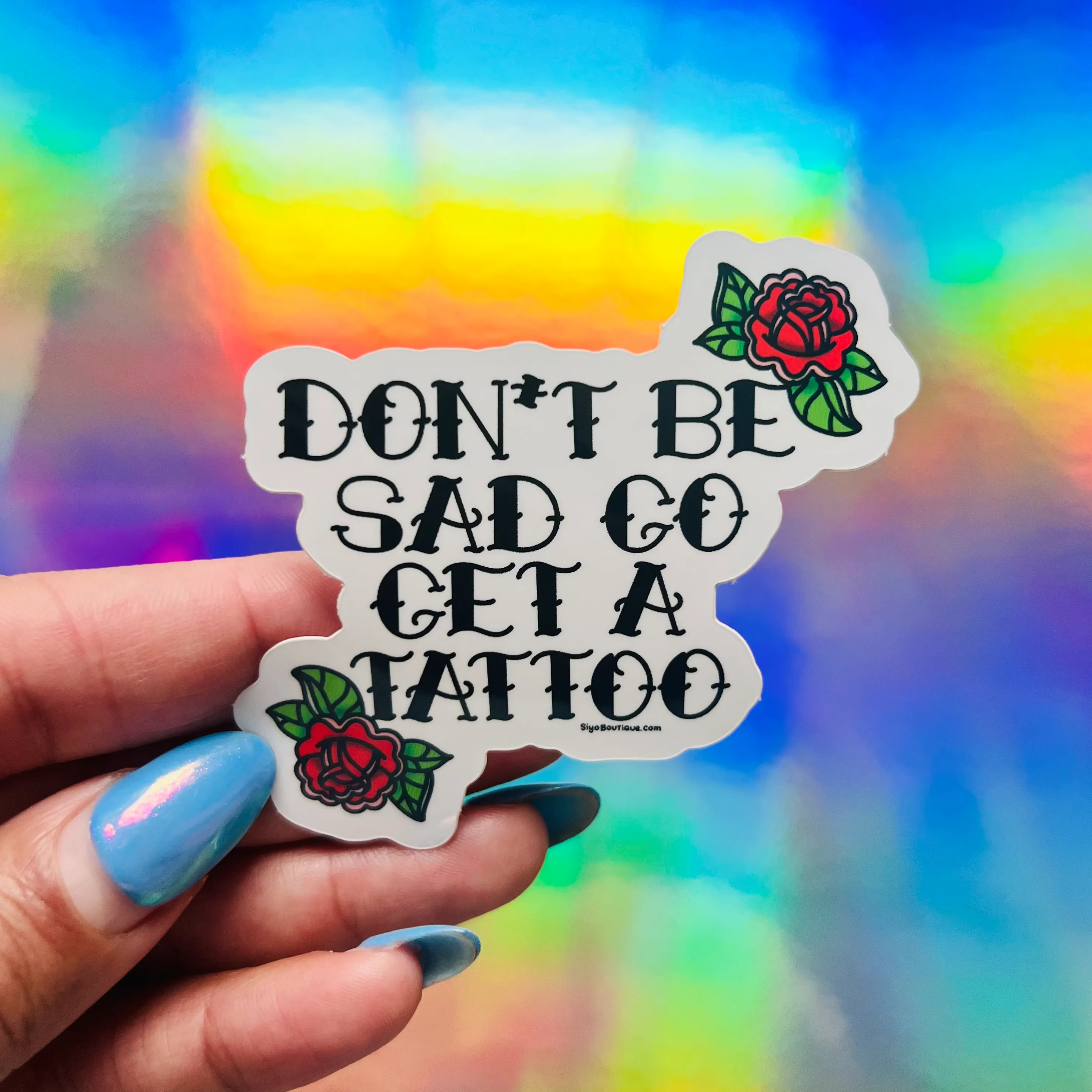 Get A Tattoo Vinyl Sticker