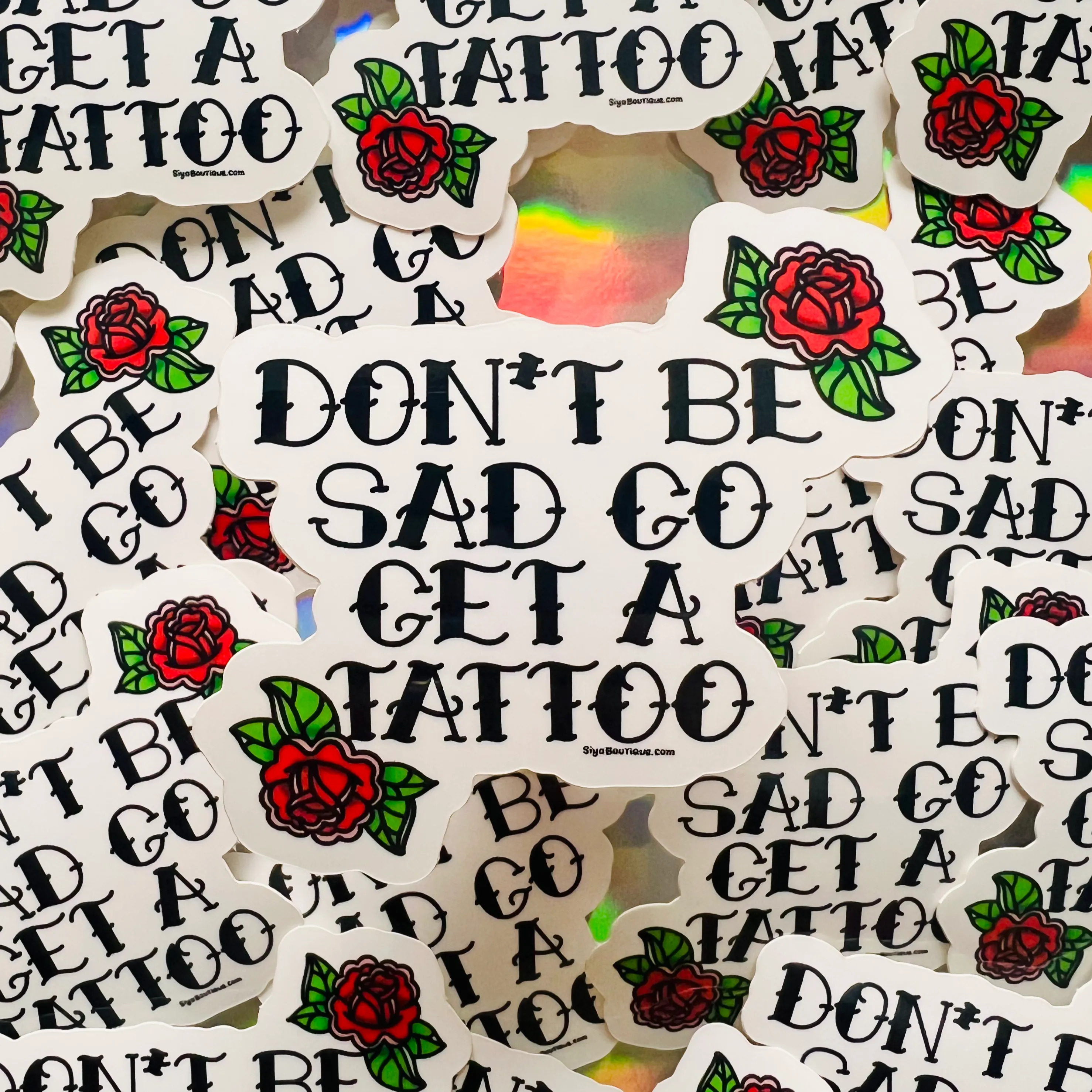 Get A Tattoo Vinyl Sticker