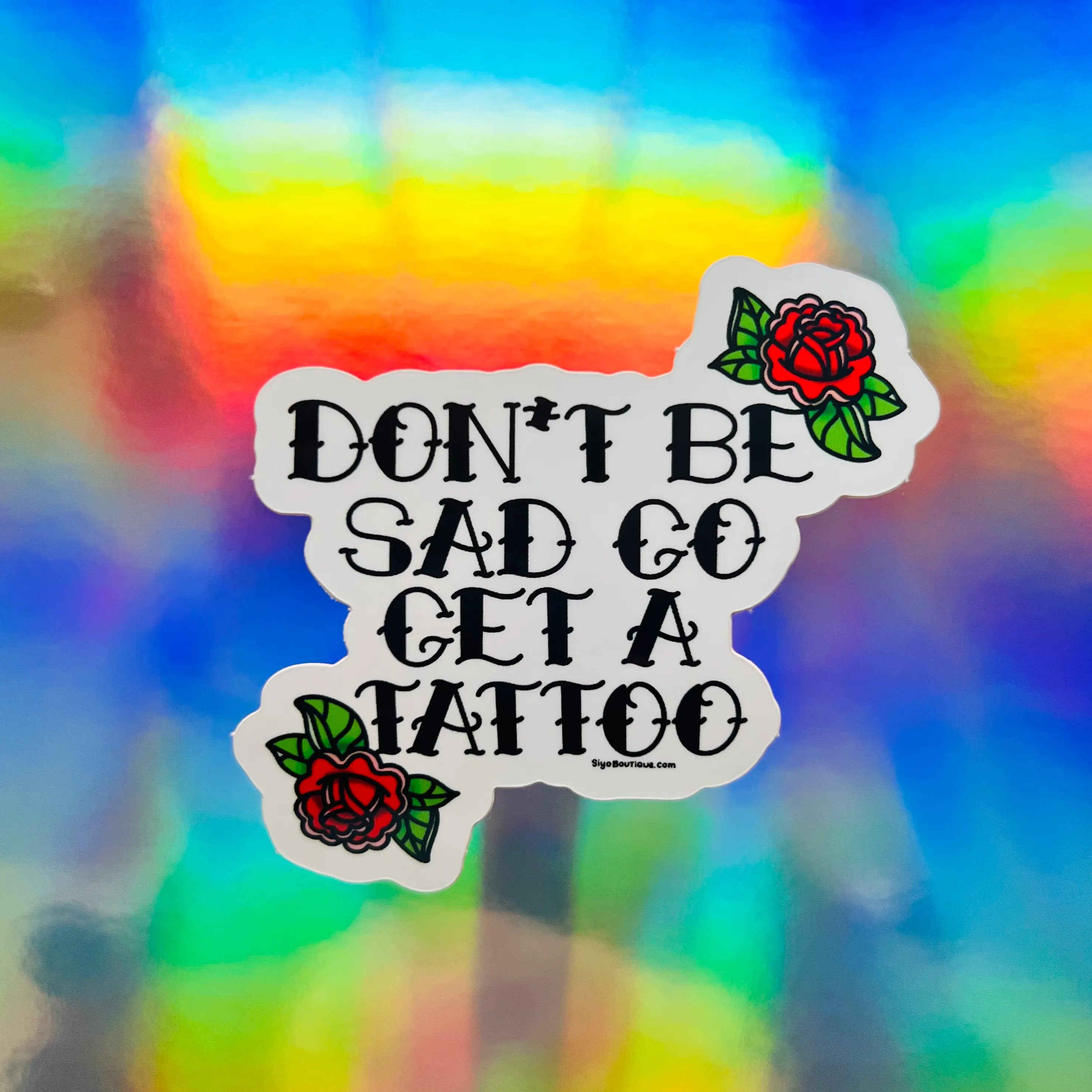 Get A Tattoo Vinyl Sticker