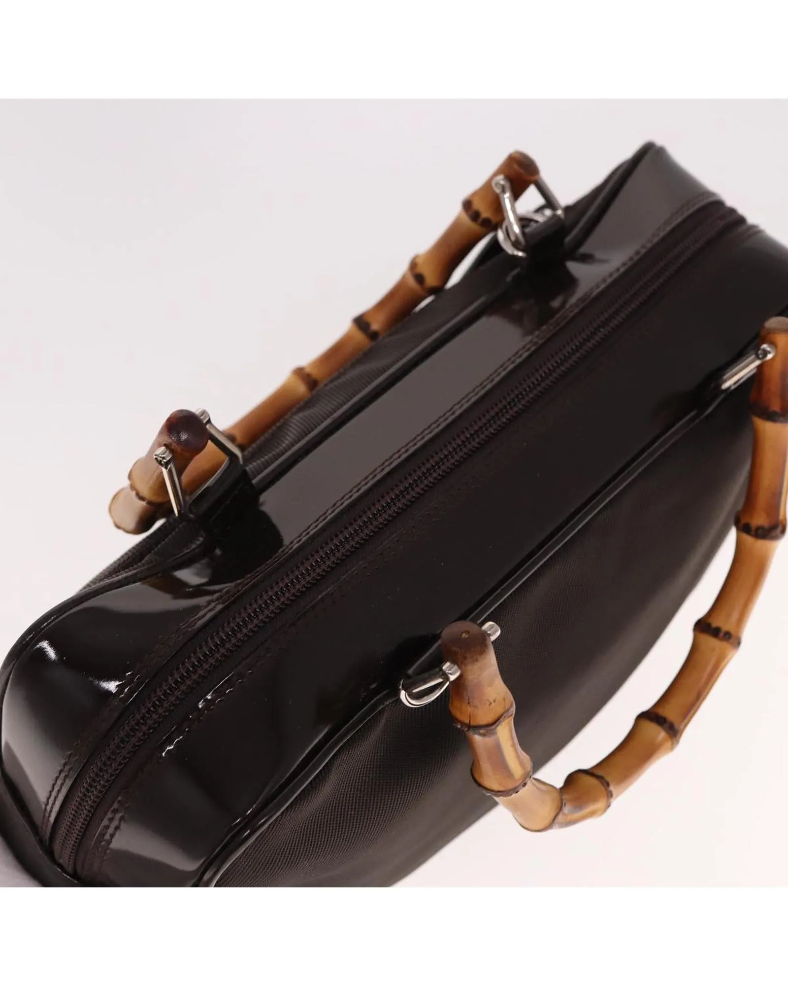 Gucci Bamboo Top Handle Bag Brown