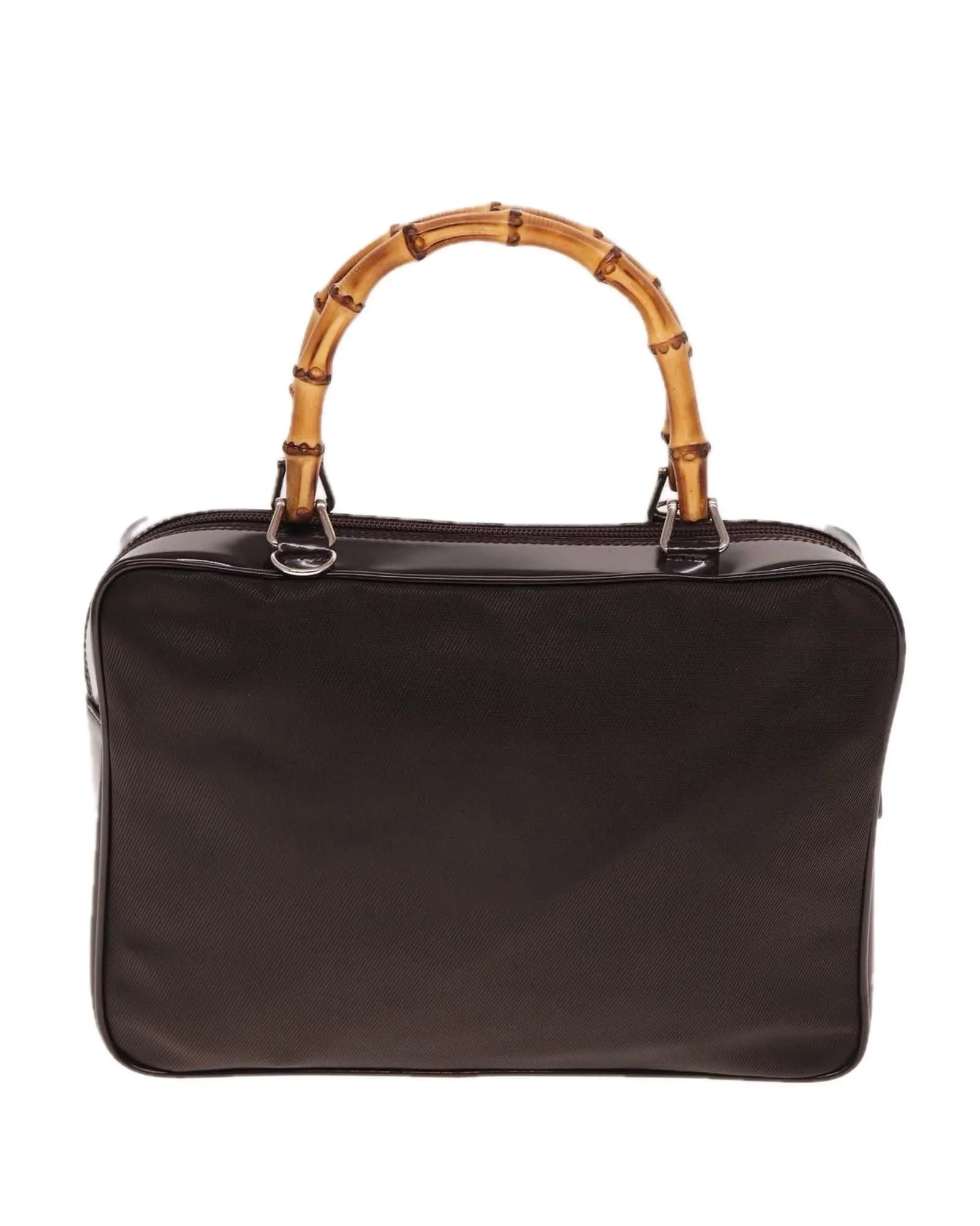 Gucci Bamboo Top Handle Bag Brown