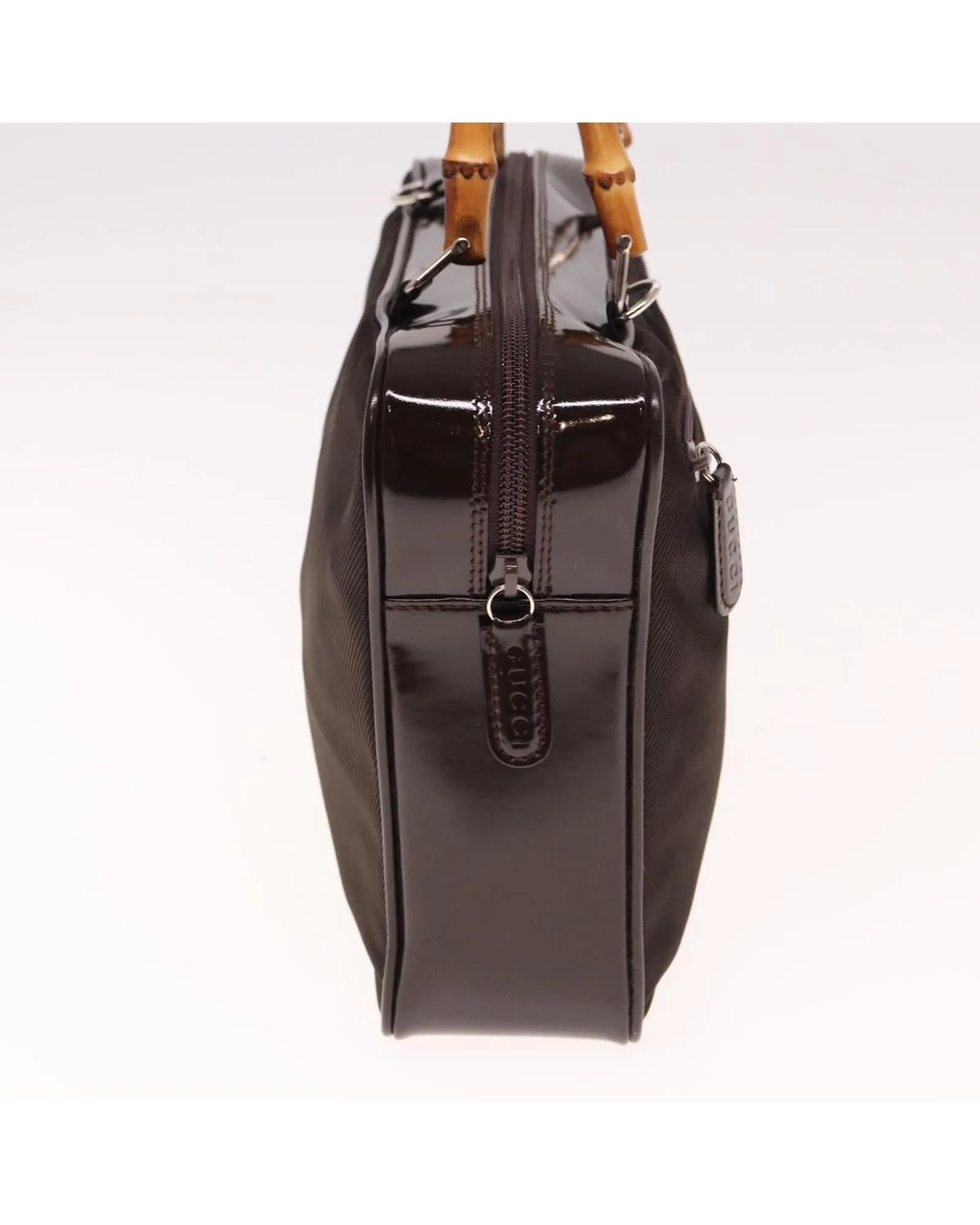 Gucci Bamboo Top Handle Bag Brown