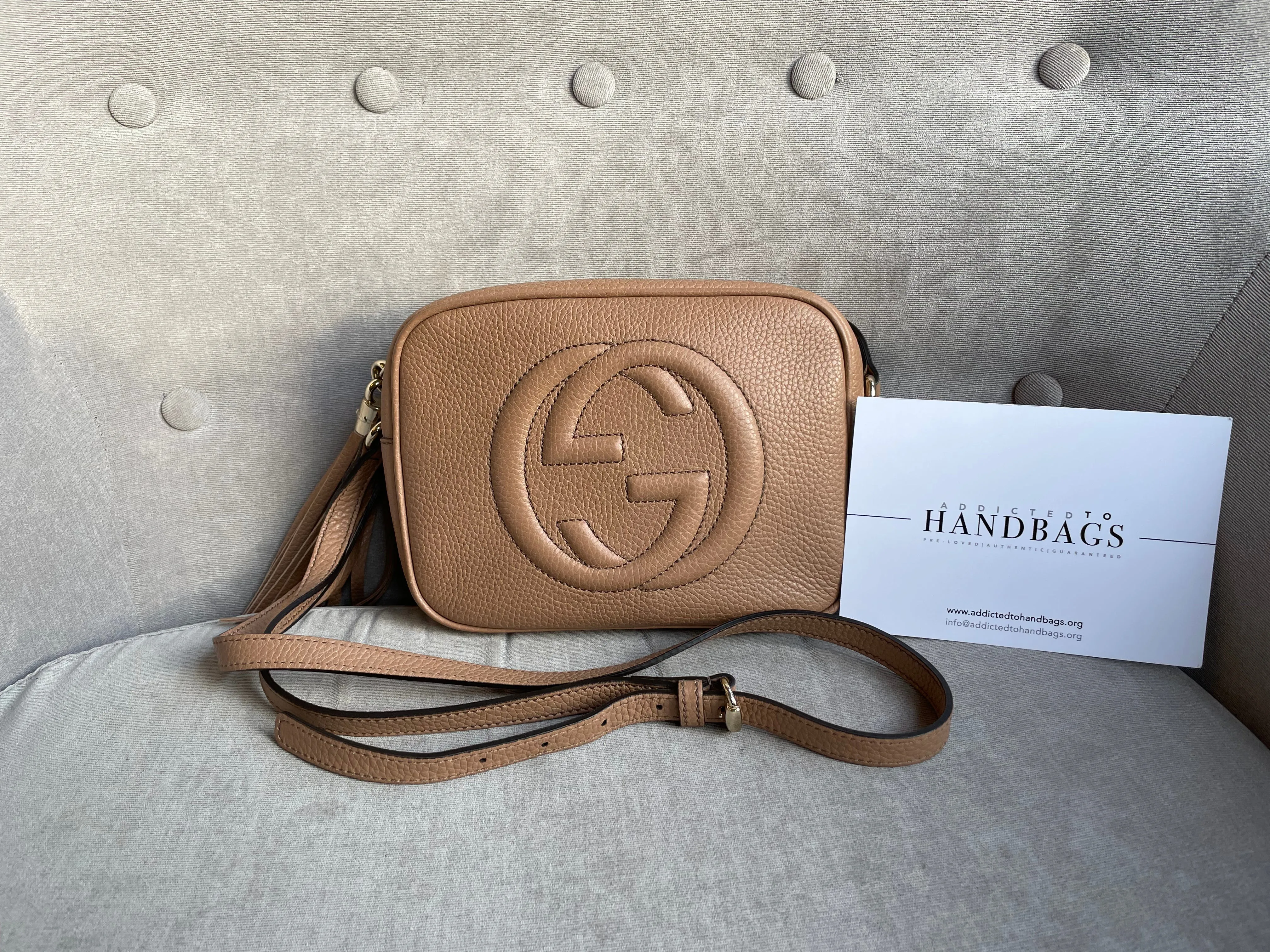 Gucci Rose Beige Soho Disco (RRP £1080)