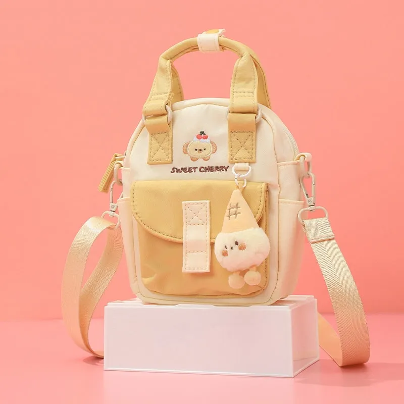 Kawaii Strawberry Tote Backpack