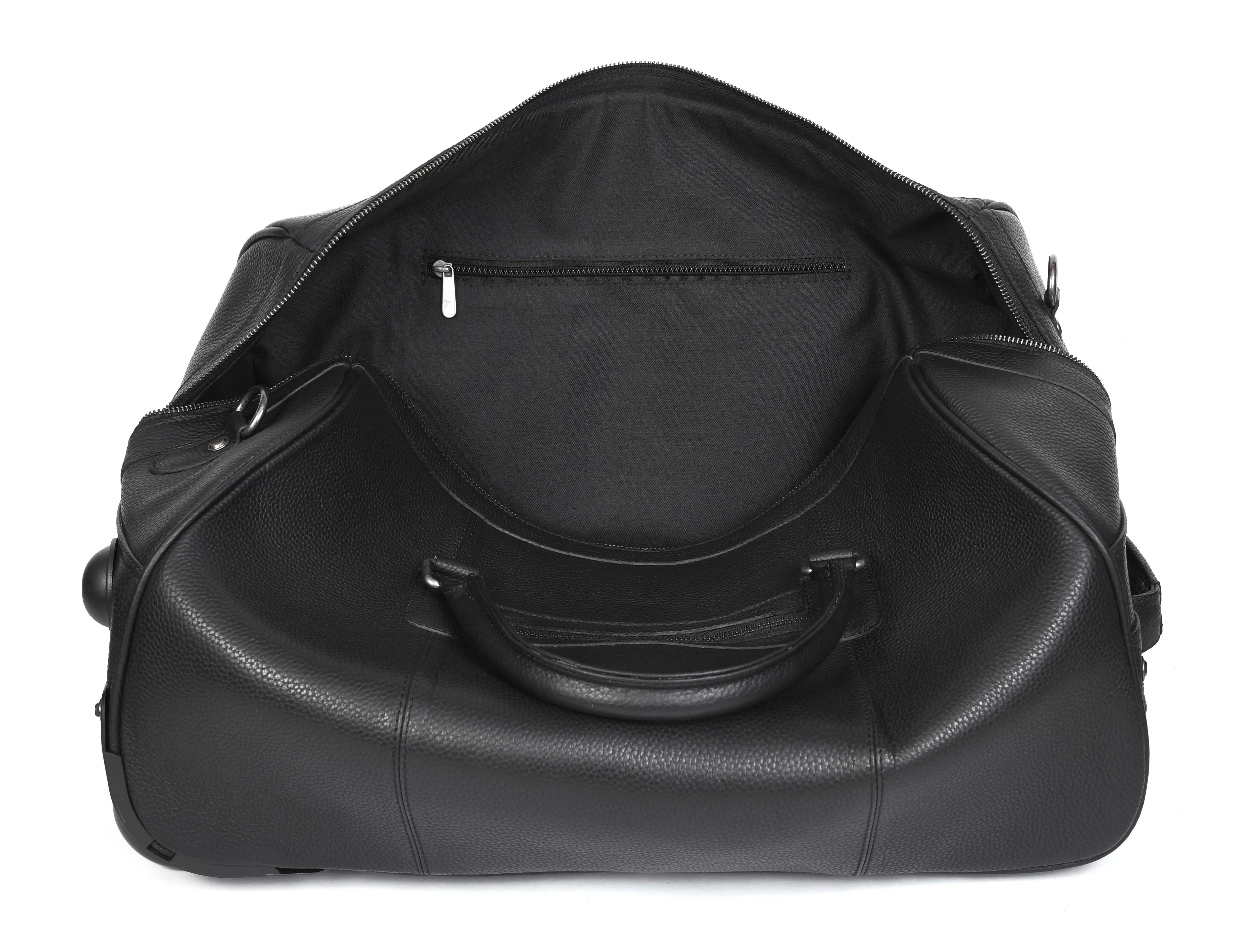 Leather Trolley Bag