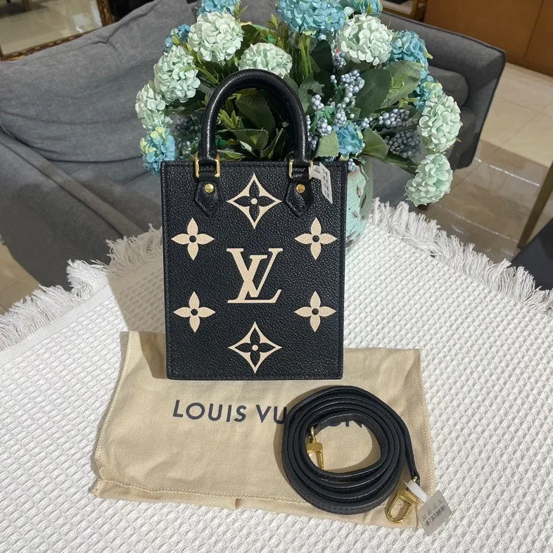 Louis Vuitton Black Monogram Mini Tote Bag