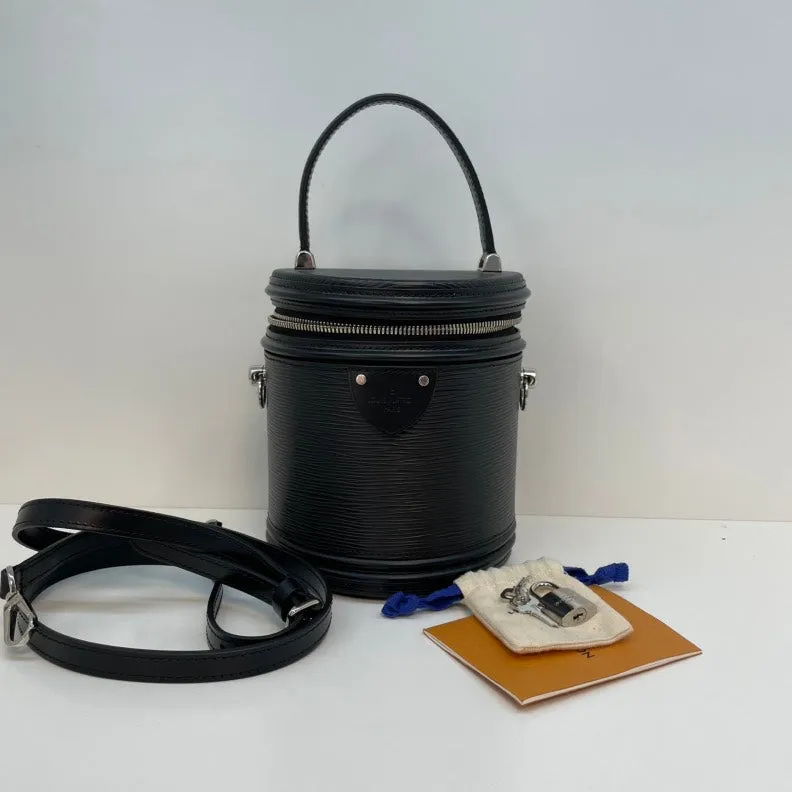 Louis Vuitton Cannes Black Epi Leather Crossbody Bag