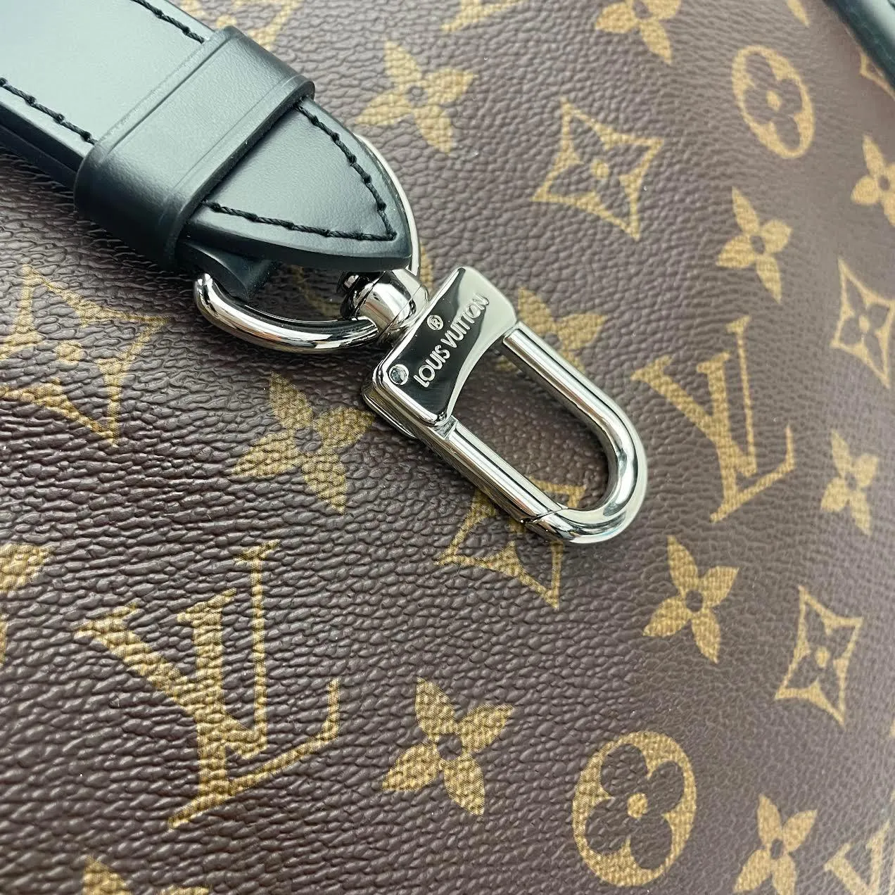 LOUIS VUITTON Monogram Macassar Keepall Bandoulière 55