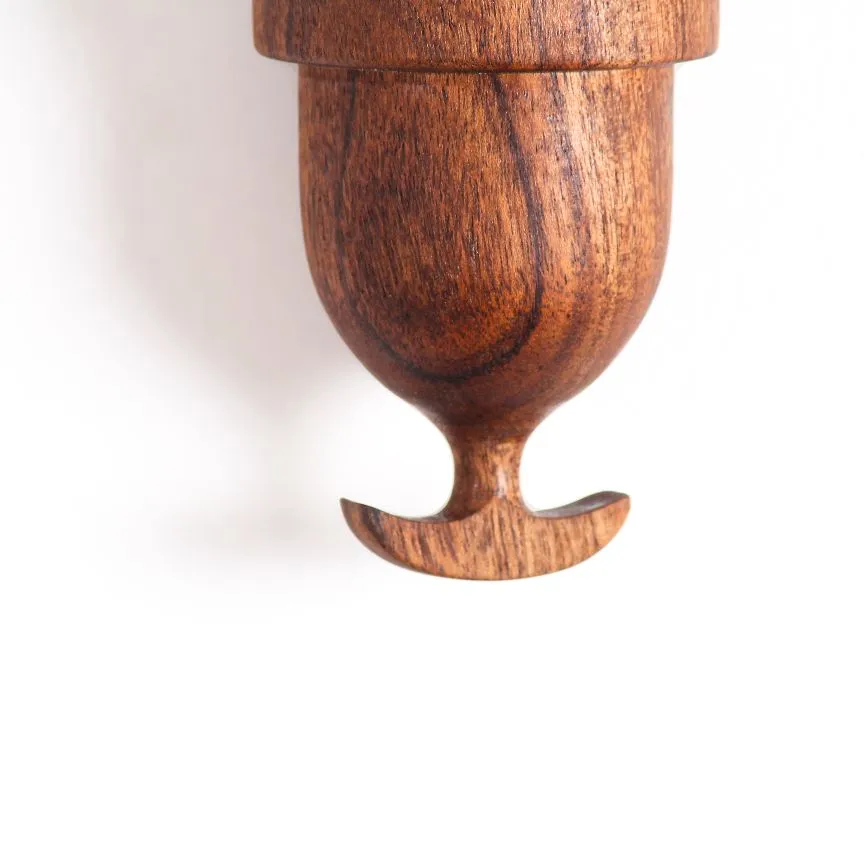 Magnetic Pen & Key Holder | Wooden Wall Holder | Hand-Crafted Wall Accent