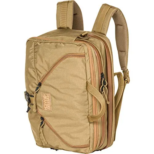 MYSTERY RANCH 3 Way Briefcase - Carry as Tote, Backpack and Shoulder Bag, Coyote