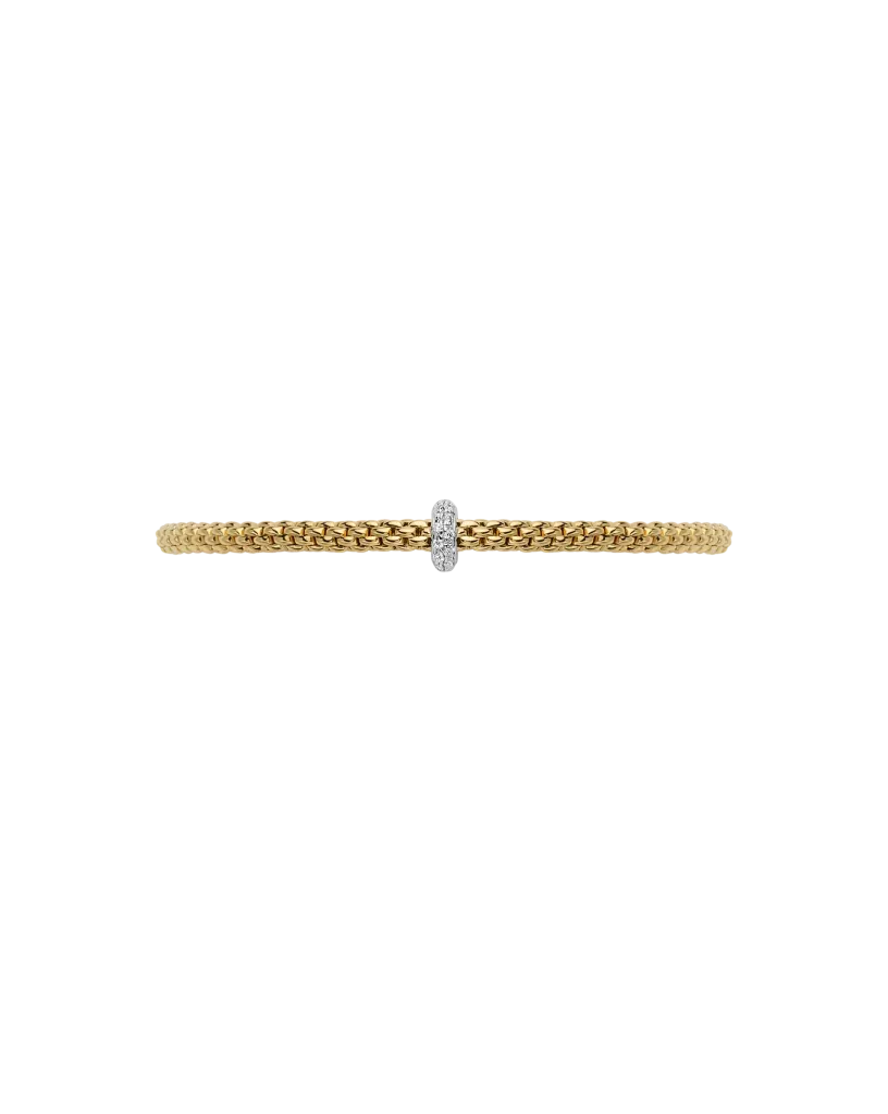 Prima Flex'It Bracelet With Diamonds, Small - 18ct Yellow Gold - 74508BX_BB_G_XBX_00S