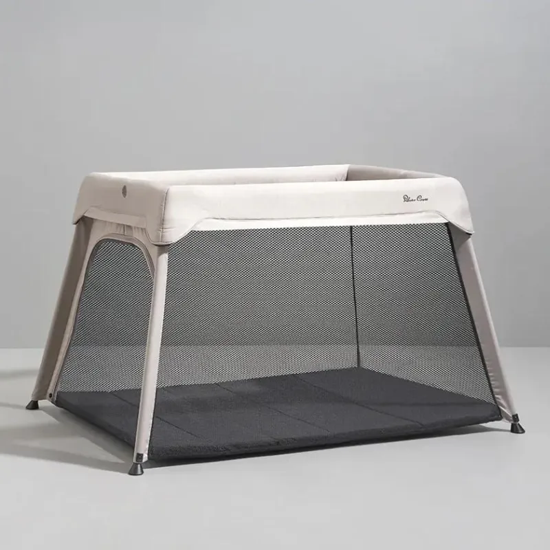 Silver Cross Slumber Travel Cot - Stone