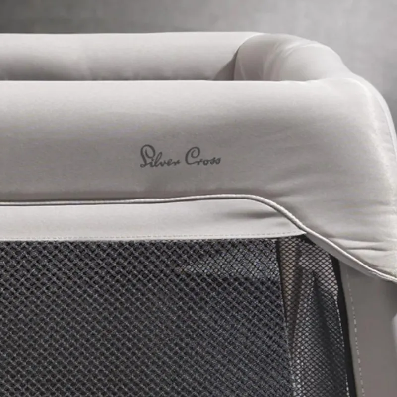 Silver Cross Slumber Travel Cot - Stone