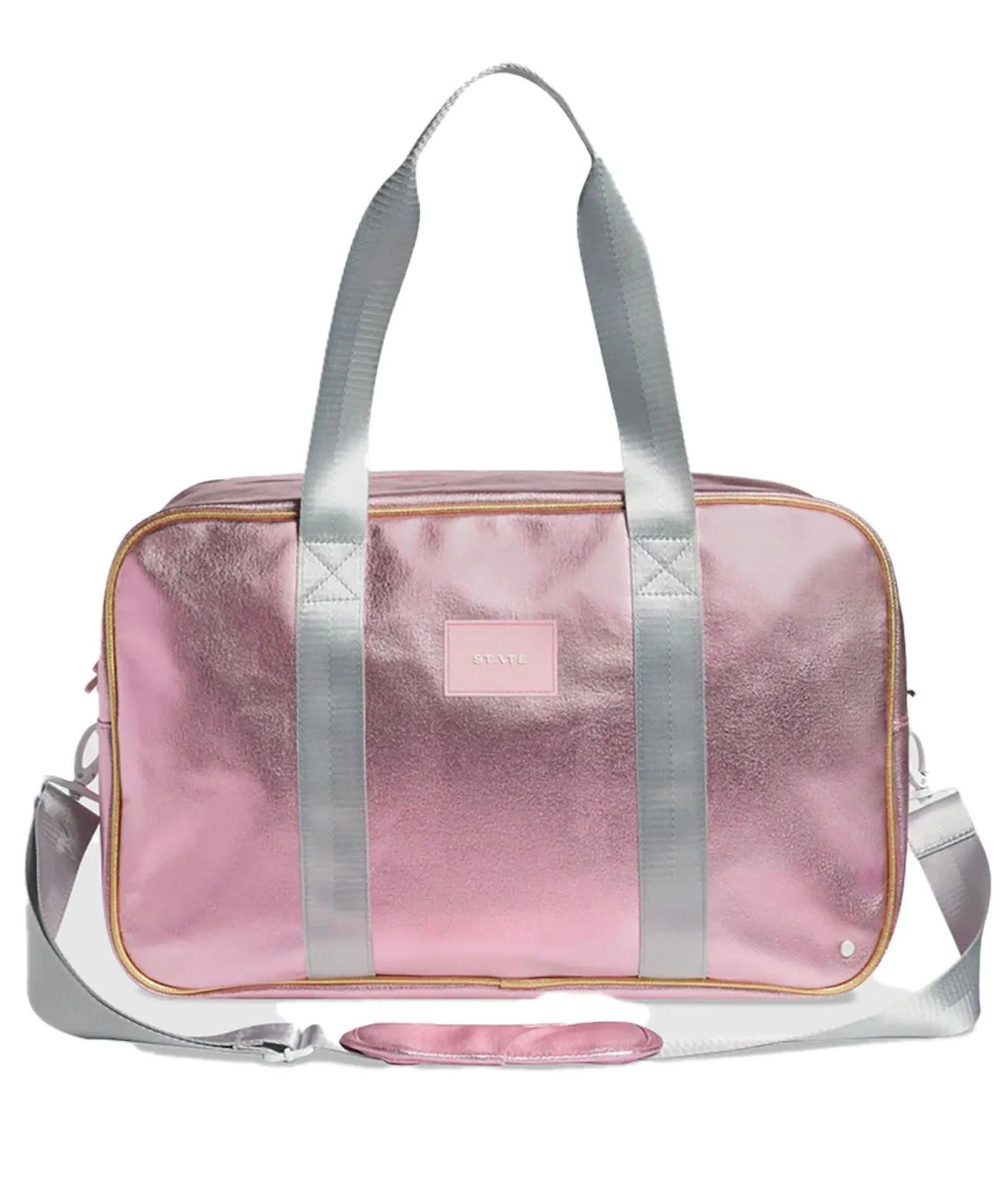State Bags Rockaway Duffle Pink/Silver