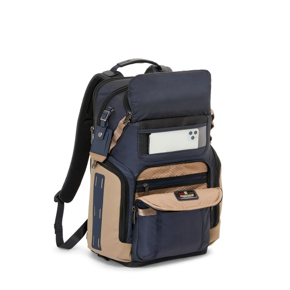 Tumi Alpha Bravo Nomadic Backpack- Midnight Navy/Khaki